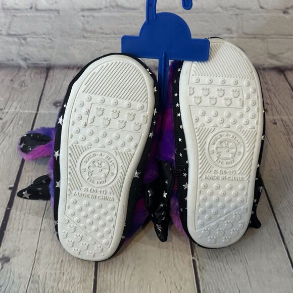 Build A Bear Workshop Purple Bats Toddler Slippers - Picture 3 of 4